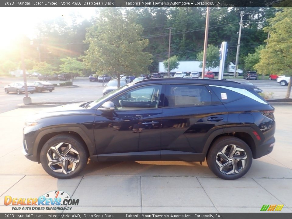 2023 Hyundai Tucson Limited Hybrid AWD Deep Sea / Black Photo #6