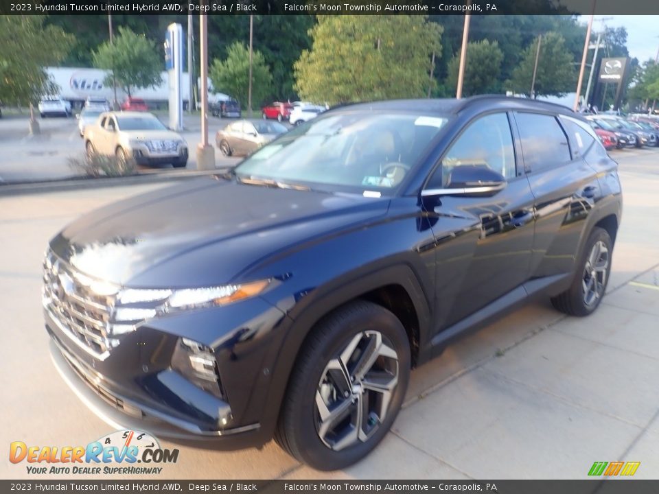 2023 Hyundai Tucson Limited Hybrid AWD Deep Sea / Black Photo #7