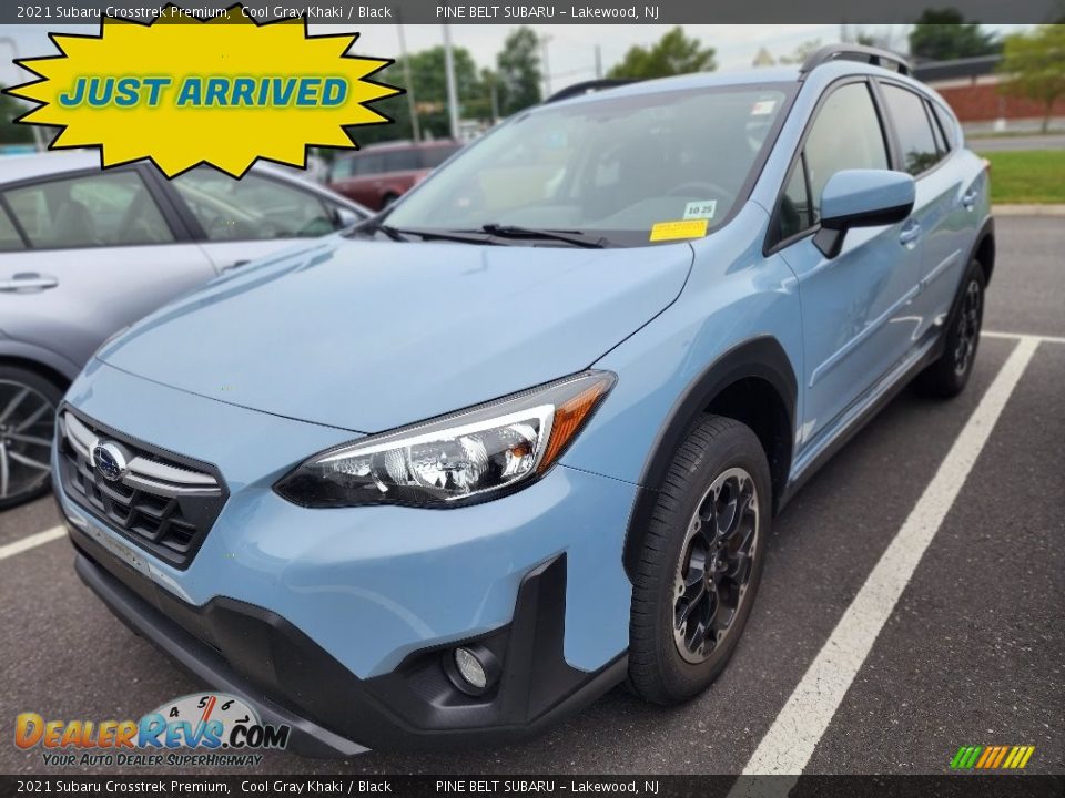 2021 Subaru Crosstrek Premium Cool Gray Khaki / Black Photo #1