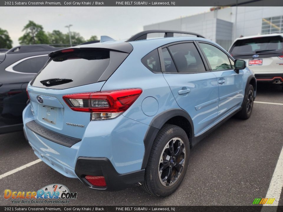 2021 Subaru Crosstrek Premium Cool Gray Khaki / Black Photo #3