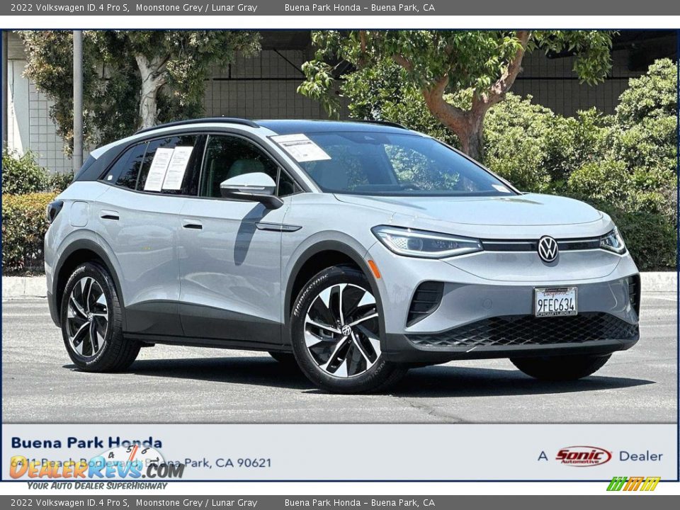 2022 Volkswagen ID.4 Pro S Moonstone Grey / Lunar Gray Photo #1