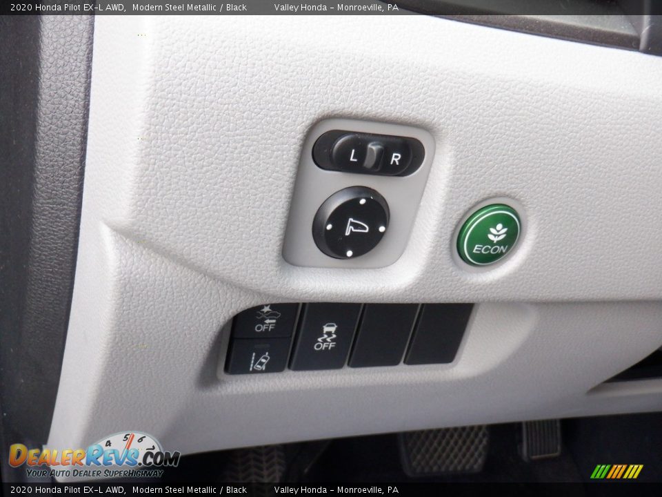 2020 Honda Pilot EX-L AWD Modern Steel Metallic / Black Photo #11