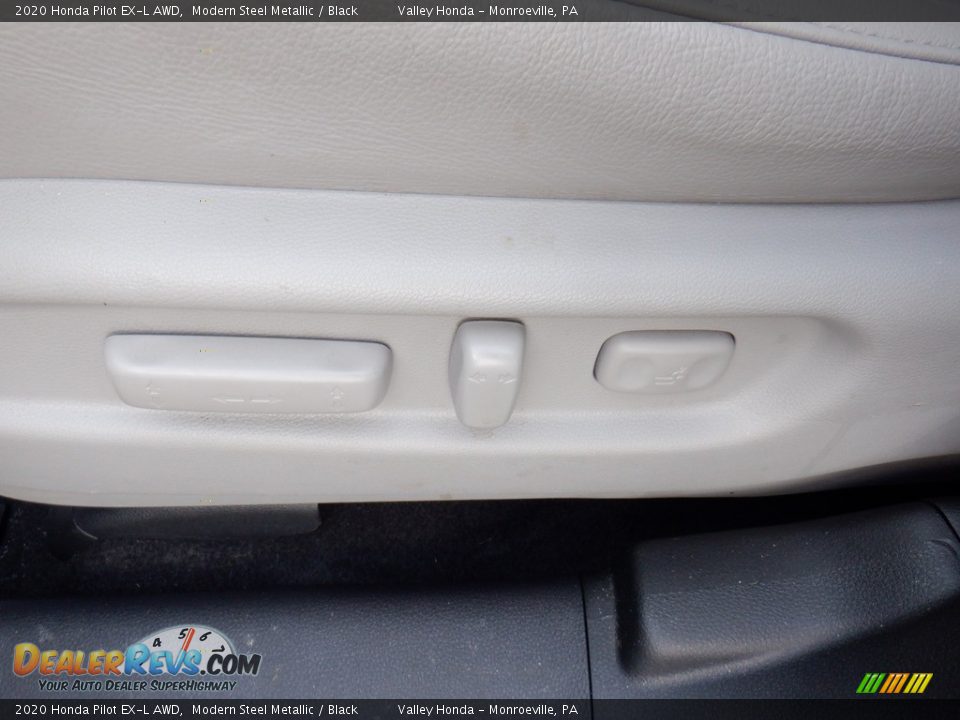 2020 Honda Pilot EX-L AWD Modern Steel Metallic / Black Photo #13