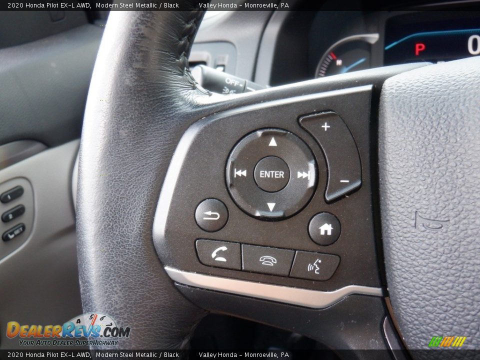 2020 Honda Pilot EX-L AWD Steering Wheel Photo #19