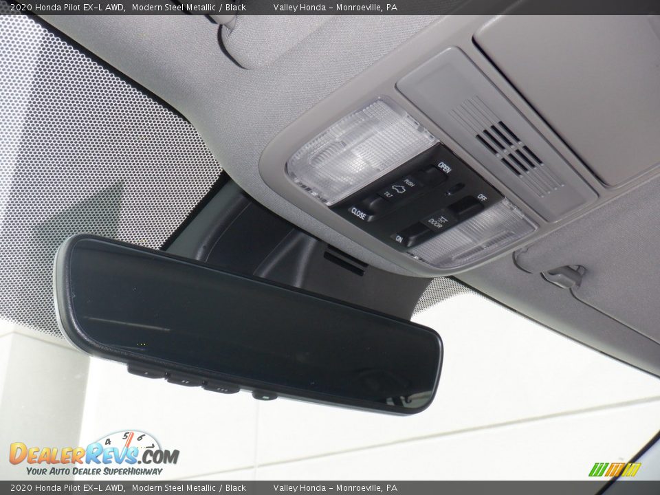 2020 Honda Pilot EX-L AWD Modern Steel Metallic / Black Photo #21