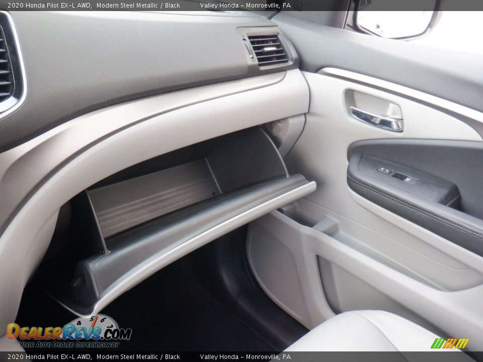 2020 Honda Pilot EX-L AWD Modern Steel Metallic / Black Photo #22