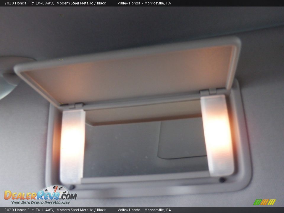 2020 Honda Pilot EX-L AWD Modern Steel Metallic / Black Photo #24