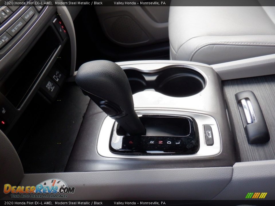 2020 Honda Pilot EX-L AWD Modern Steel Metallic / Black Photo #25