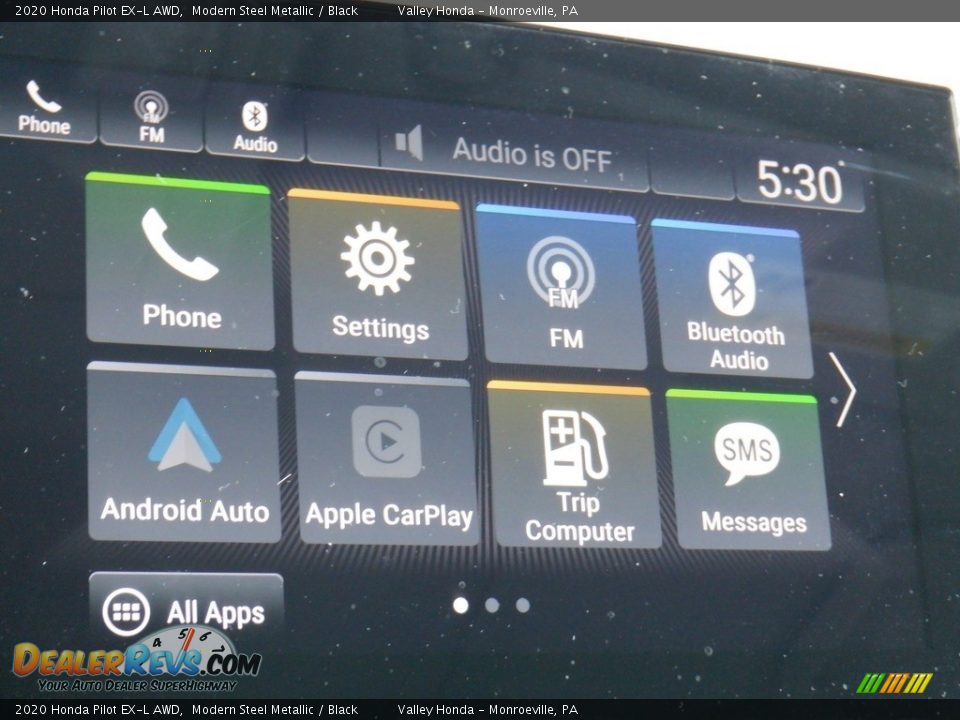 2020 Honda Pilot EX-L AWD Modern Steel Metallic / Black Photo #28