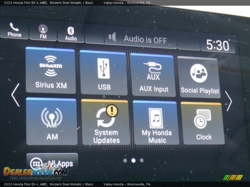 2020 Honda Pilot EX-L AWD Modern Steel Metallic / Black Photo #29