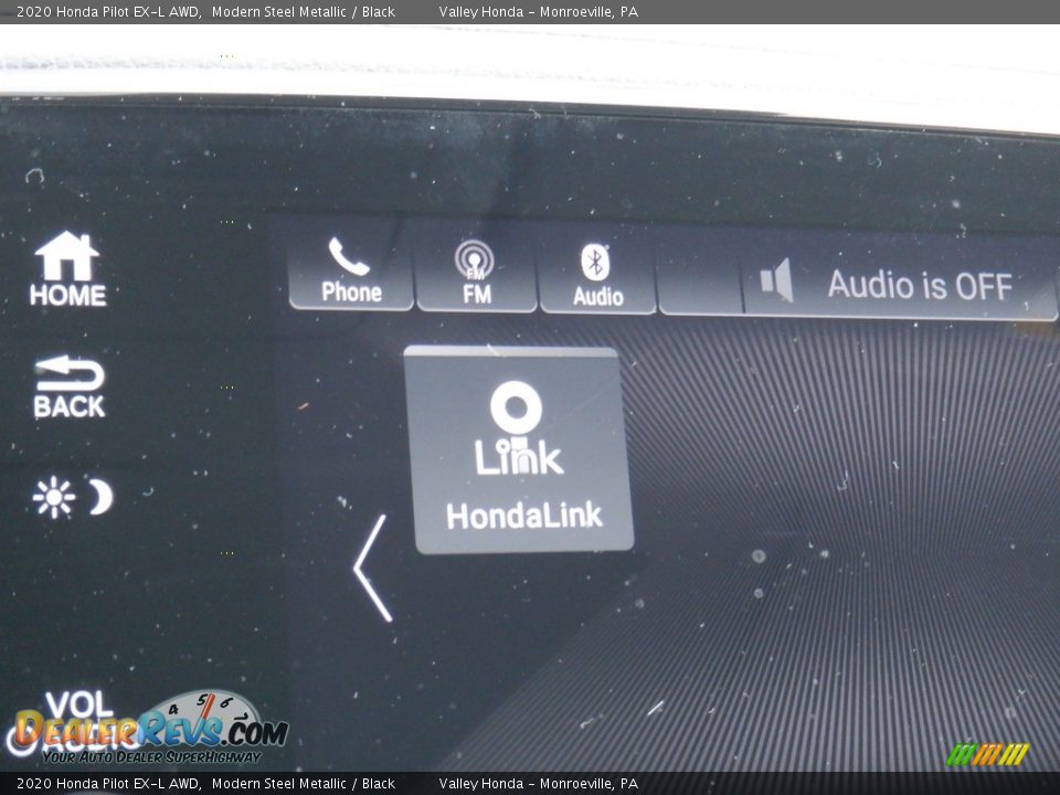 2020 Honda Pilot EX-L AWD Modern Steel Metallic / Black Photo #30