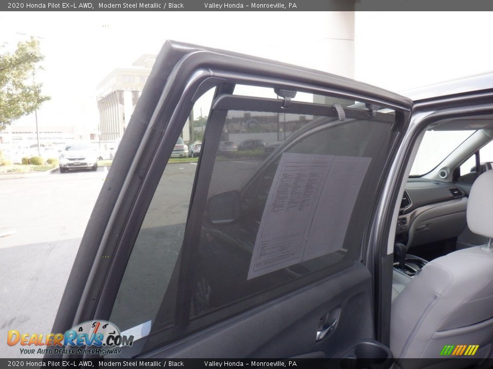 2020 Honda Pilot EX-L AWD Modern Steel Metallic / Black Photo #34