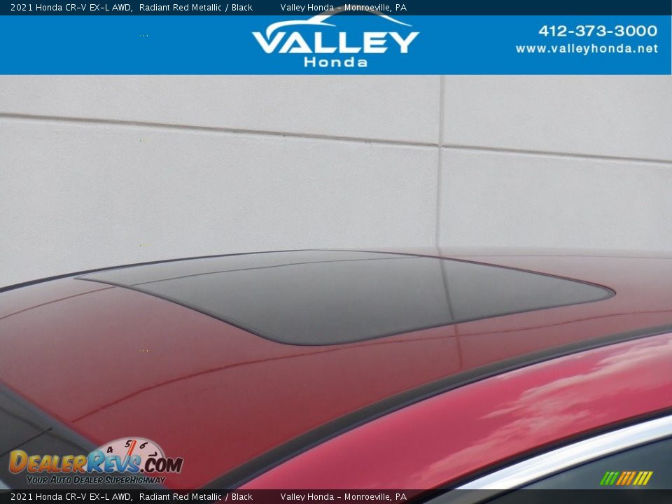 2021 Honda CR-V EX-L AWD Radiant Red Metallic / Black Photo #3