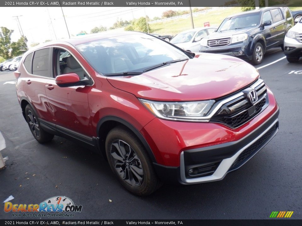 2021 Honda CR-V EX-L AWD Radiant Red Metallic / Black Photo #6