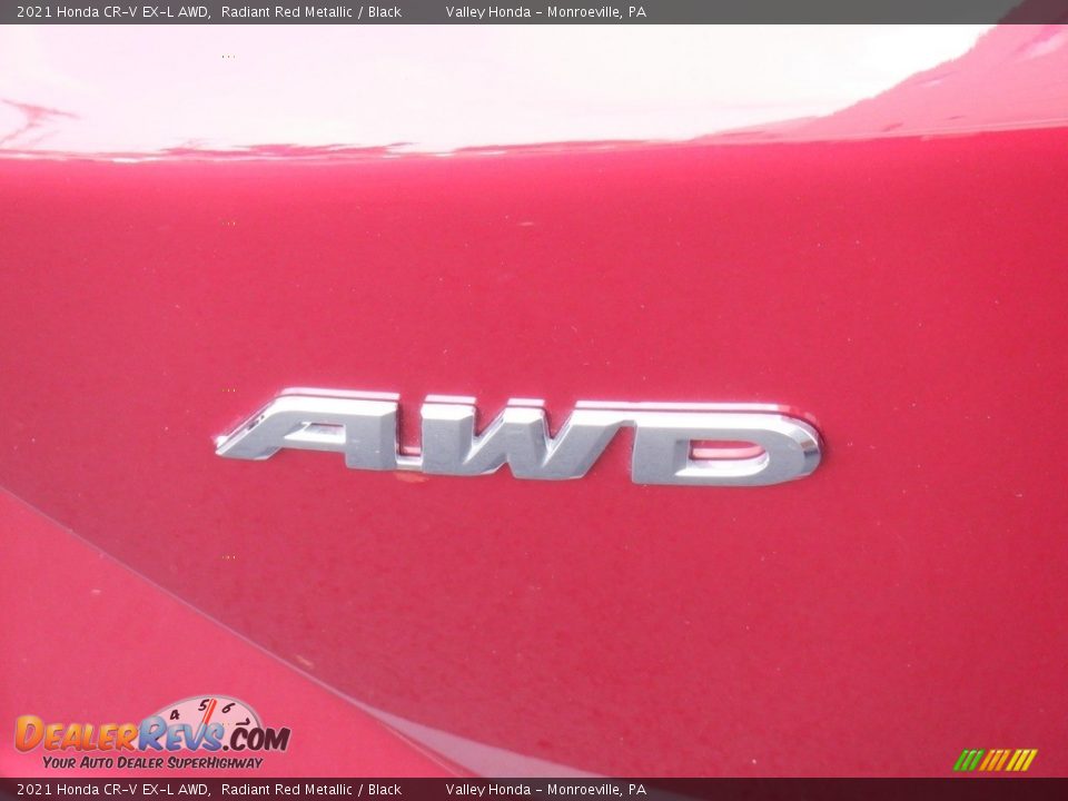 2021 Honda CR-V EX-L AWD Radiant Red Metallic / Black Photo #8