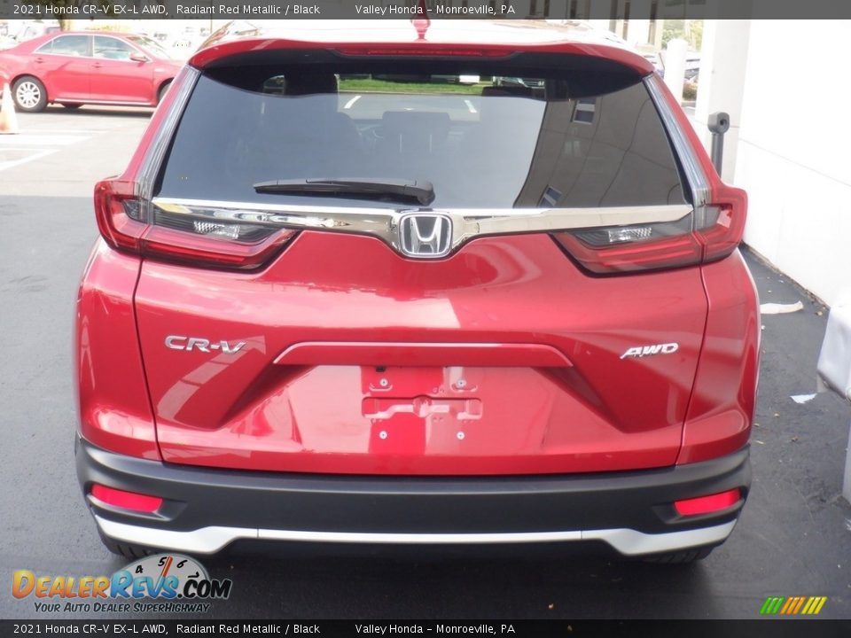 2021 Honda CR-V EX-L AWD Radiant Red Metallic / Black Photo #9