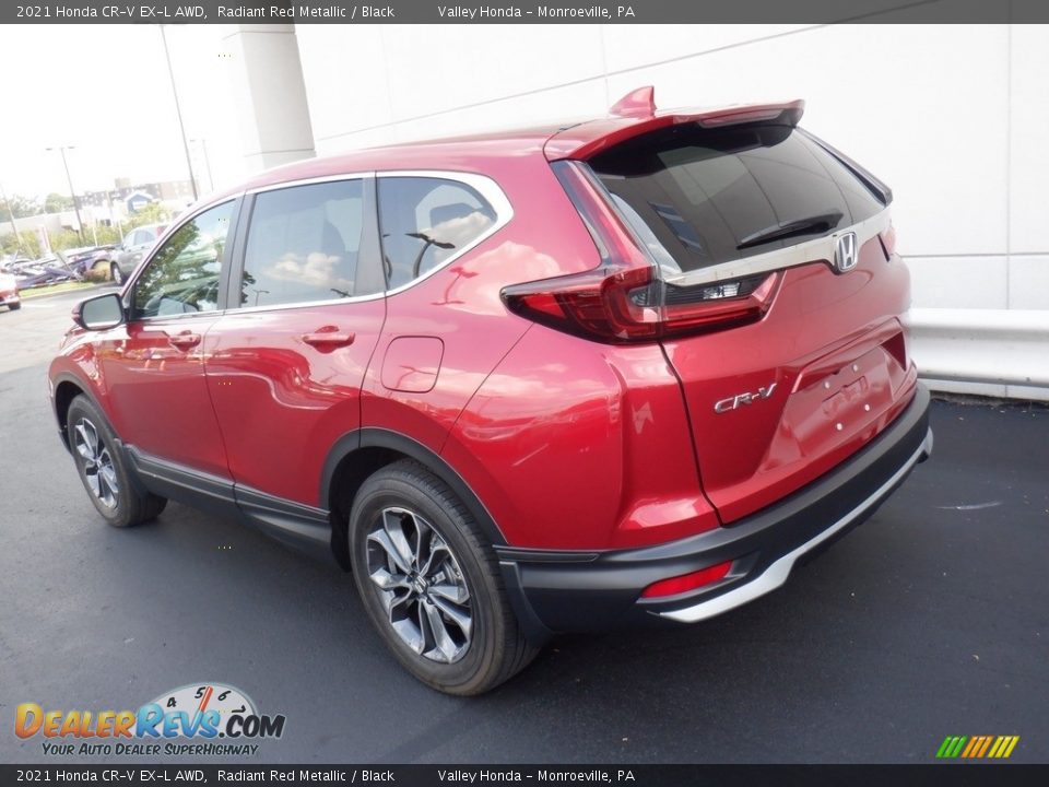 2021 Honda CR-V EX-L AWD Radiant Red Metallic / Black Photo #10
