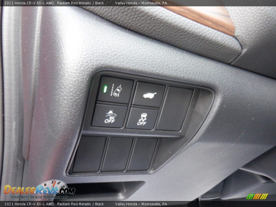 2021 Honda CR-V EX-L AWD Radiant Red Metallic / Black Photo #12
