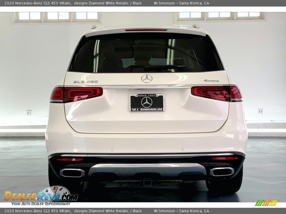 2020 Mercedes-Benz GLS 450 4Matic designo Diamond White Metallic / Black Photo #3