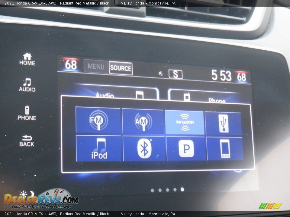 2021 Honda CR-V EX-L AWD Radiant Red Metallic / Black Photo #19