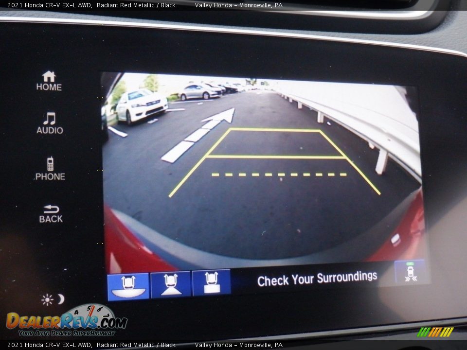 2021 Honda CR-V EX-L AWD Radiant Red Metallic / Black Photo #20