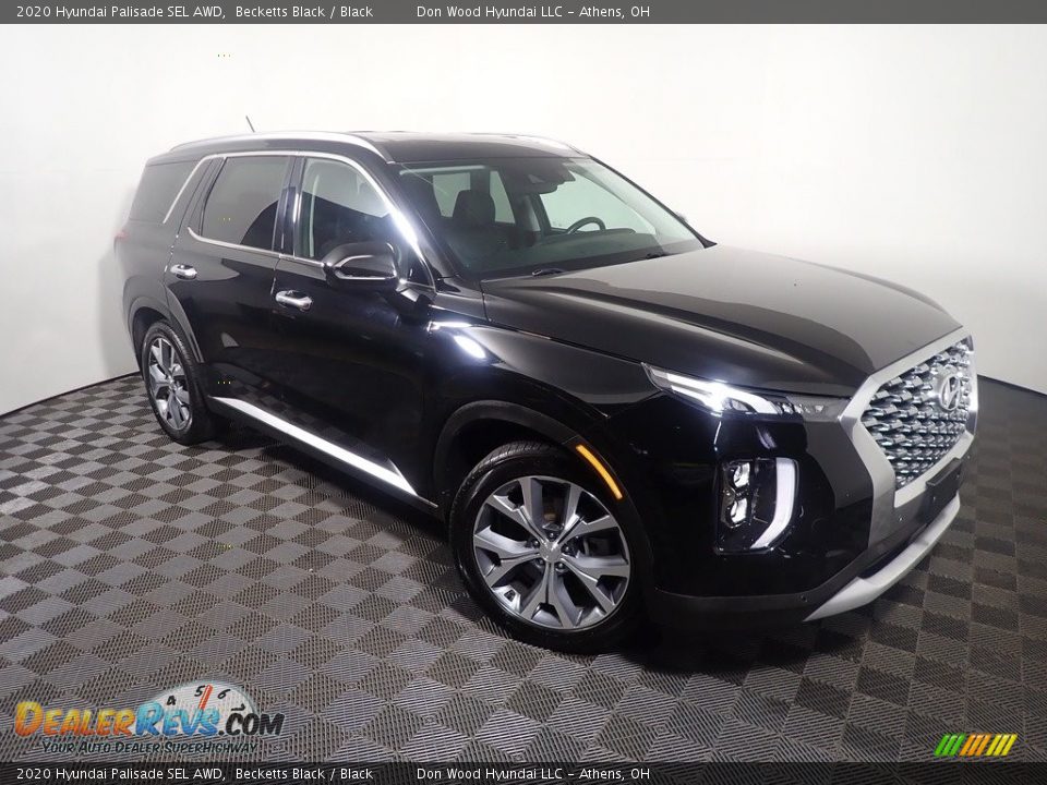 2020 Hyundai Palisade SEL AWD Becketts Black / Black Photo #4