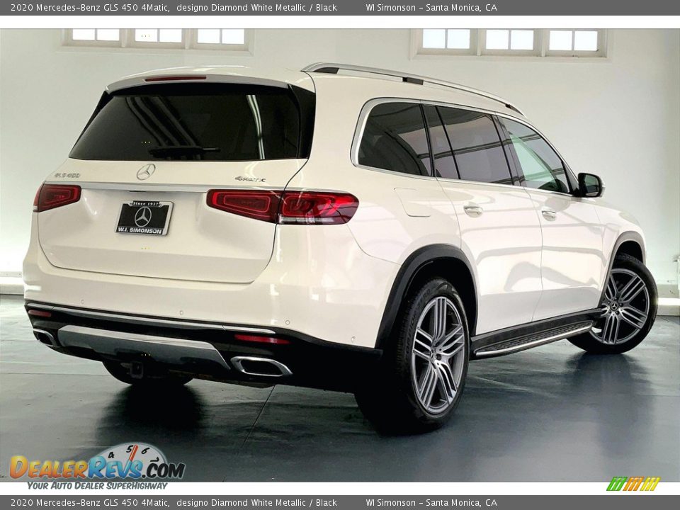 2020 Mercedes-Benz GLS 450 4Matic designo Diamond White Metallic / Black Photo #13