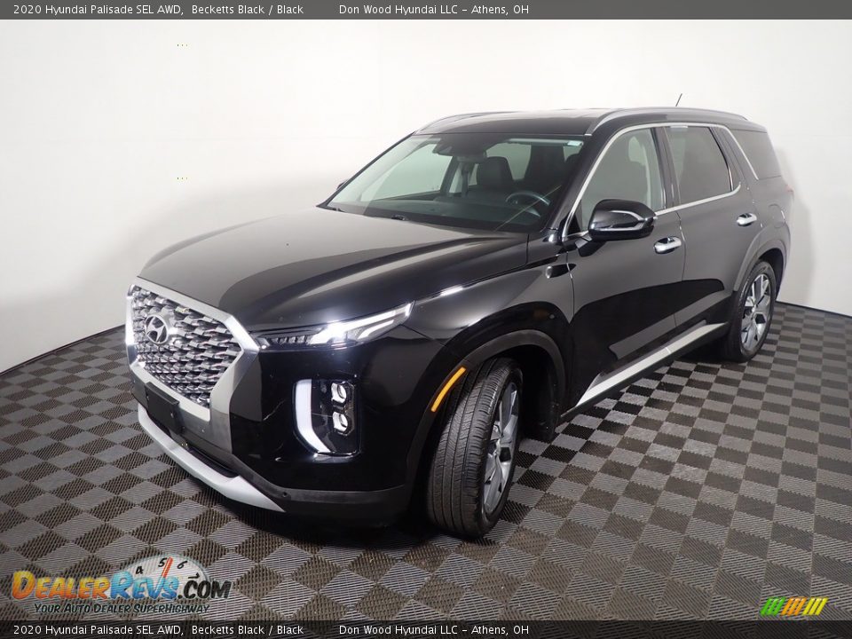 2020 Hyundai Palisade SEL AWD Becketts Black / Black Photo #9