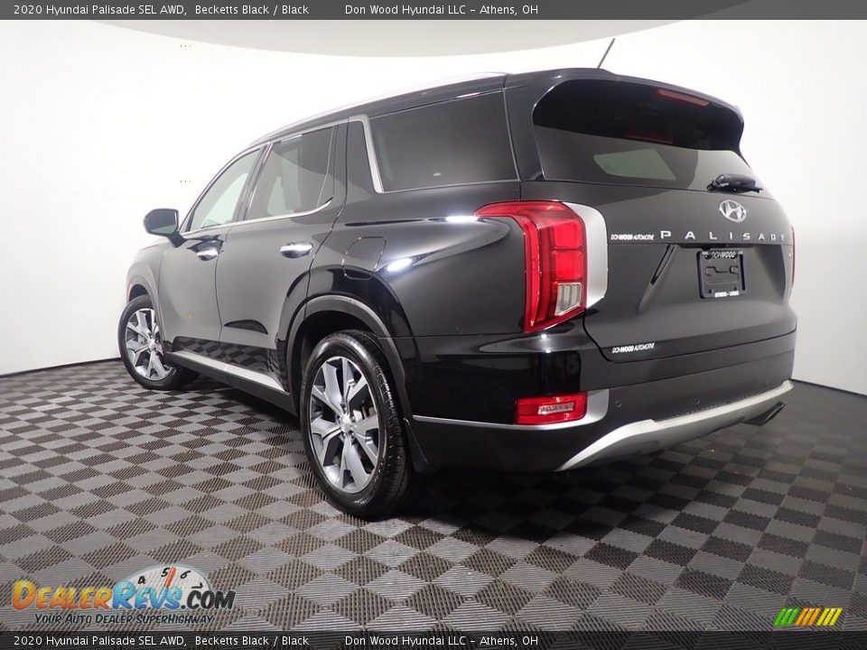 2020 Hyundai Palisade SEL AWD Becketts Black / Black Photo #10