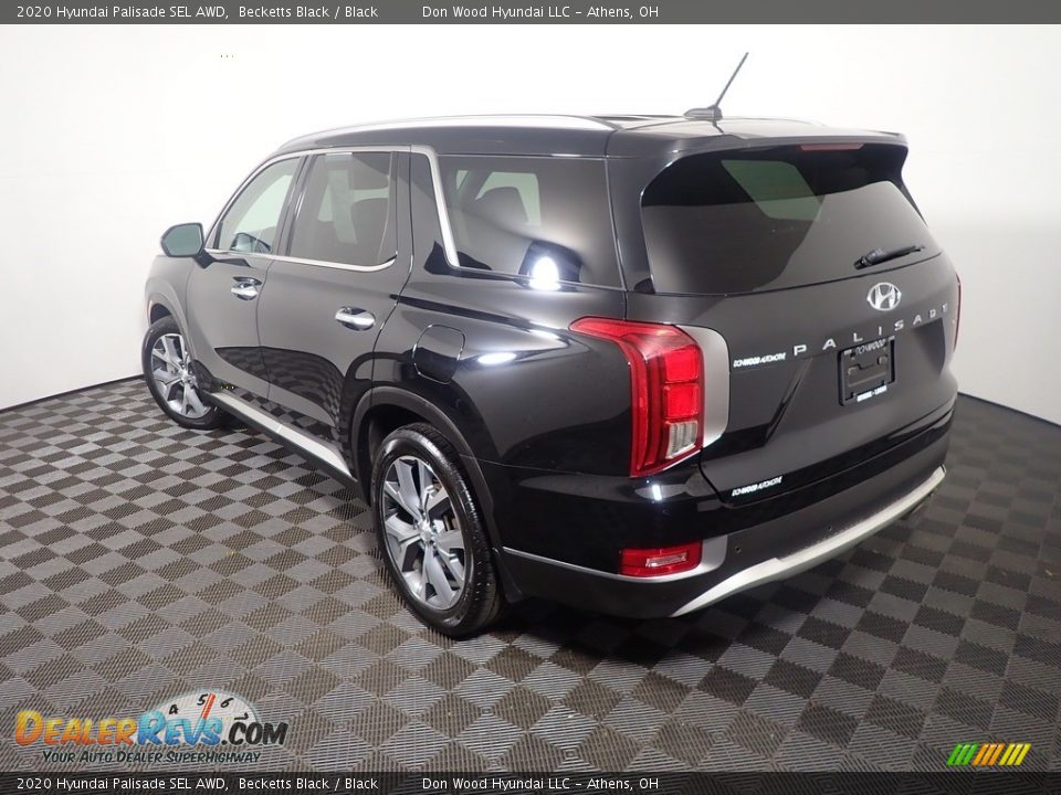 2020 Hyundai Palisade SEL AWD Becketts Black / Black Photo #11