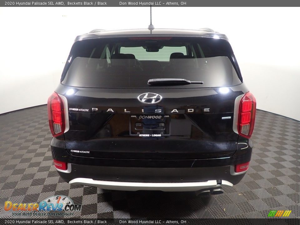 2020 Hyundai Palisade SEL AWD Becketts Black / Black Photo #12