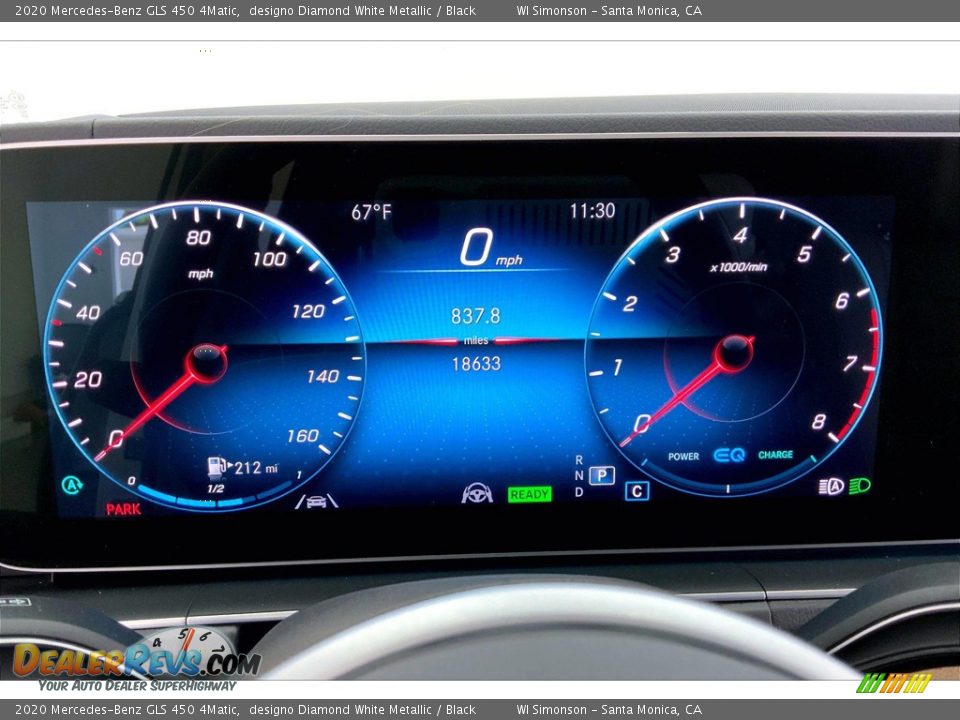 2020 Mercedes-Benz GLS 450 4Matic Gauges Photo #23