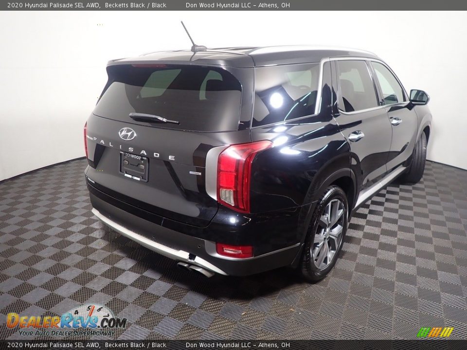 2020 Hyundai Palisade SEL AWD Becketts Black / Black Photo #17