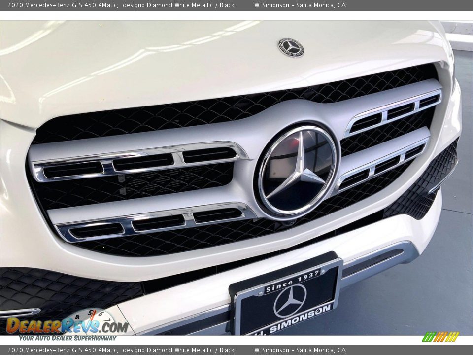 2020 Mercedes-Benz GLS 450 4Matic designo Diamond White Metallic / Black Photo #30
