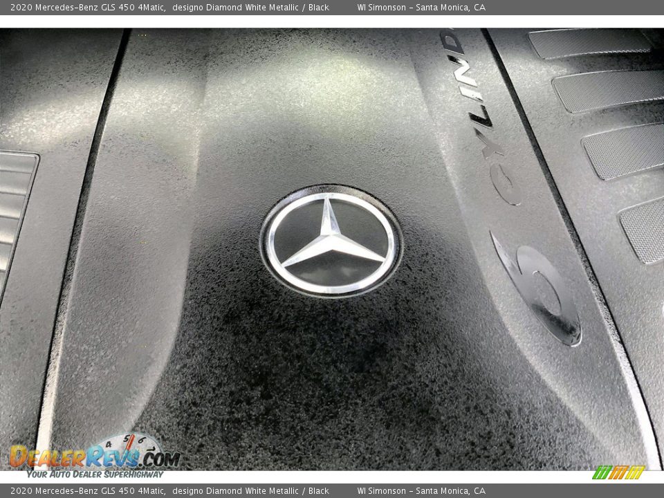 2020 Mercedes-Benz GLS 450 4Matic designo Diamond White Metallic / Black Photo #32