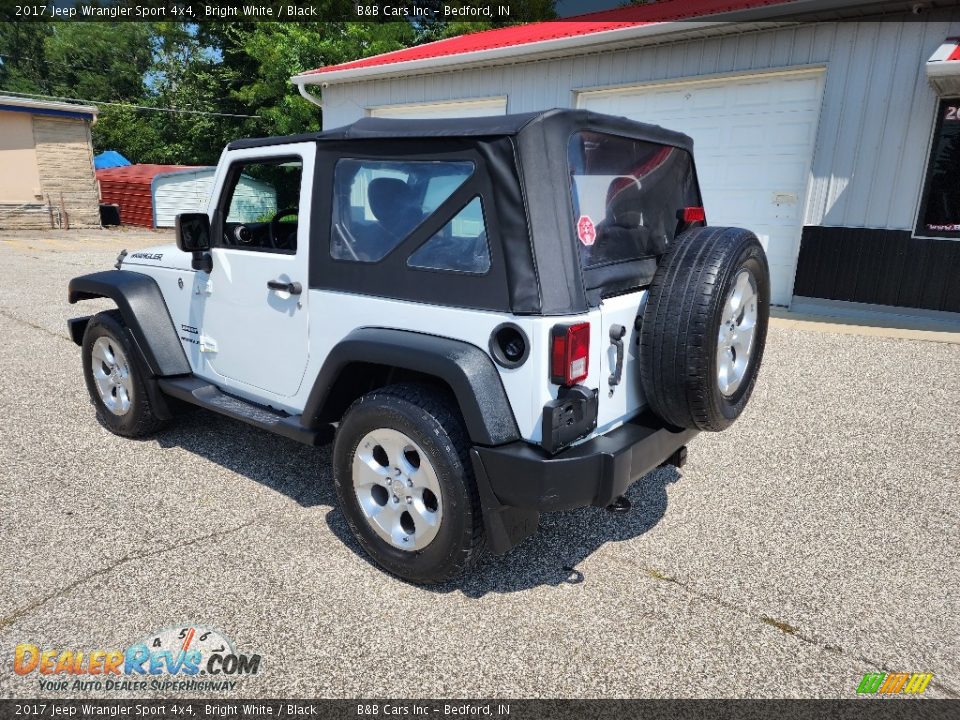 2017 Jeep Wrangler Sport 4x4 Bright White / Black Photo #2