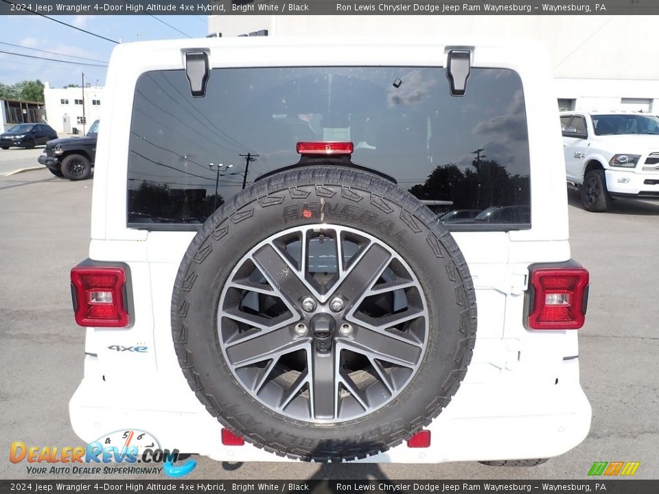 2024 Jeep Wrangler 4-Door High Altitude 4xe Hybrid Bright White / Black Photo #4