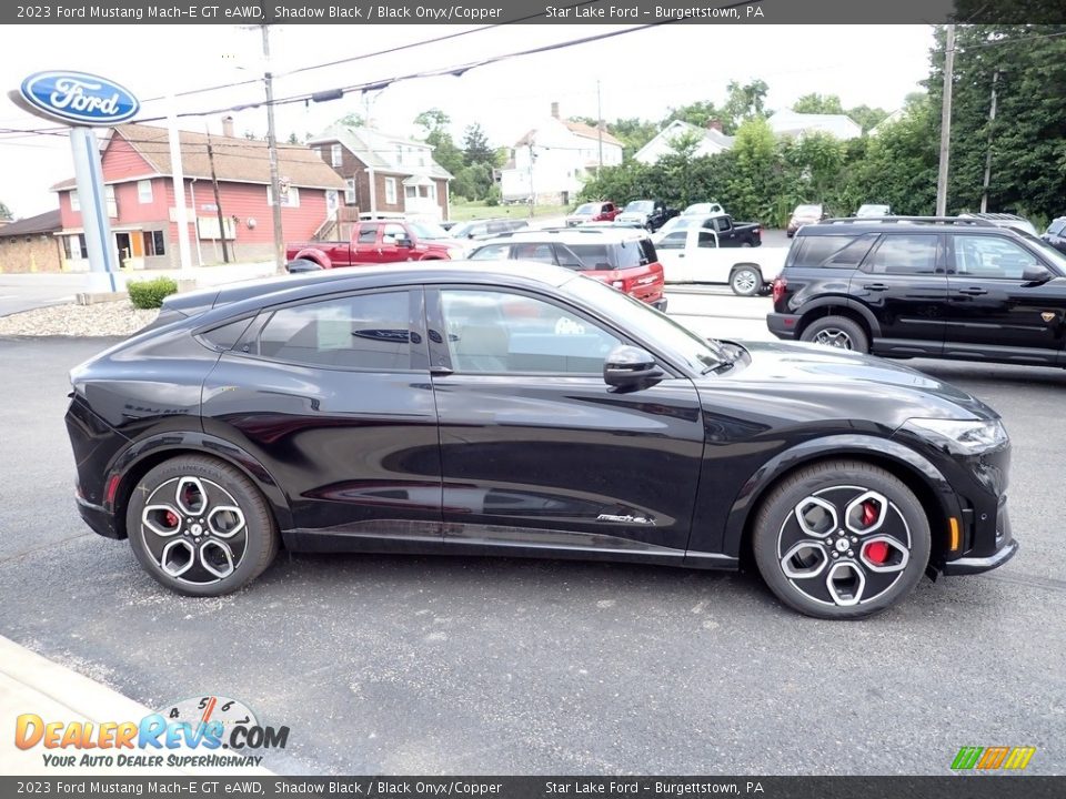 Shadow Black 2023 Ford Mustang Mach-E GT eAWD Photo #6