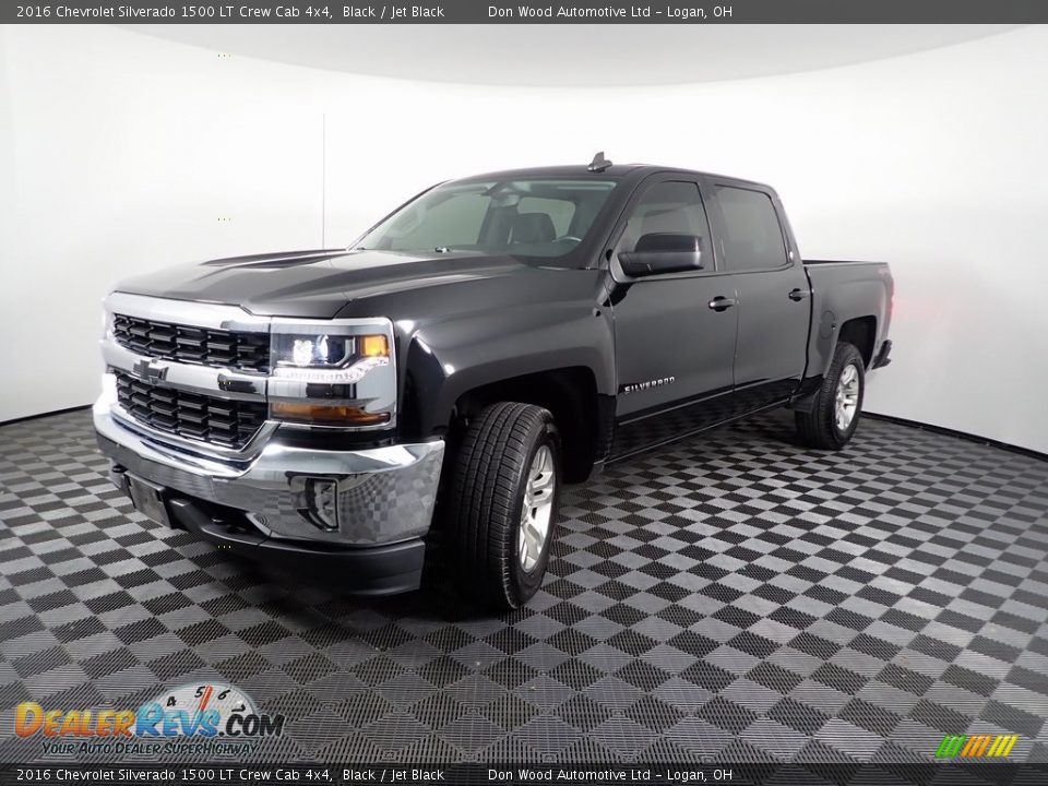 2016 Chevrolet Silverado 1500 LT Crew Cab 4x4 Black / Jet Black Photo #7