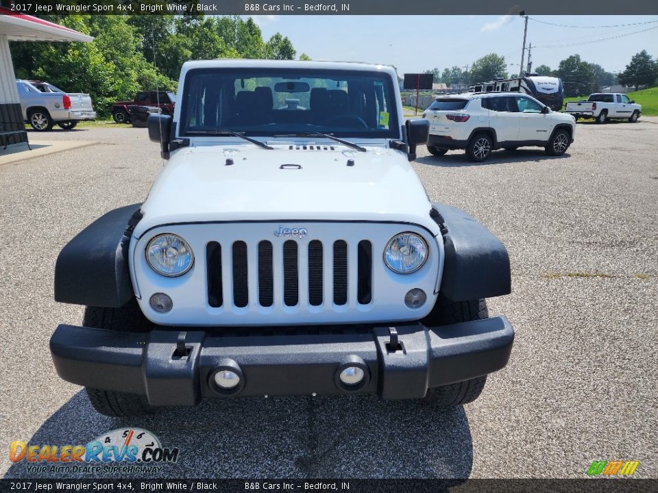 2017 Jeep Wrangler Sport 4x4 Bright White / Black Photo #7