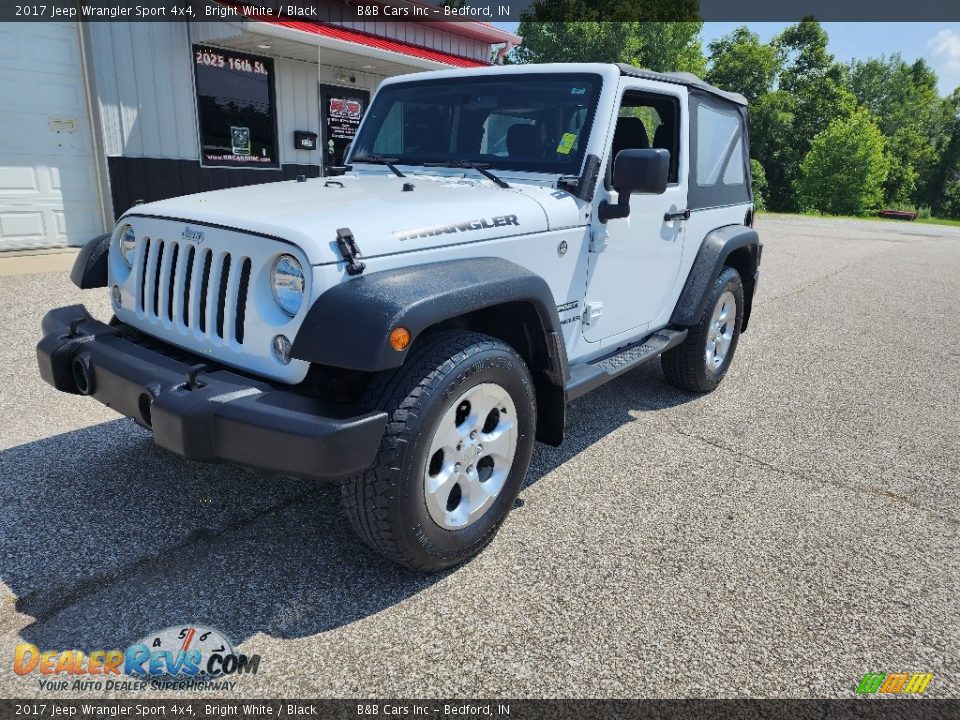 2017 Jeep Wrangler Sport 4x4 Bright White / Black Photo #8