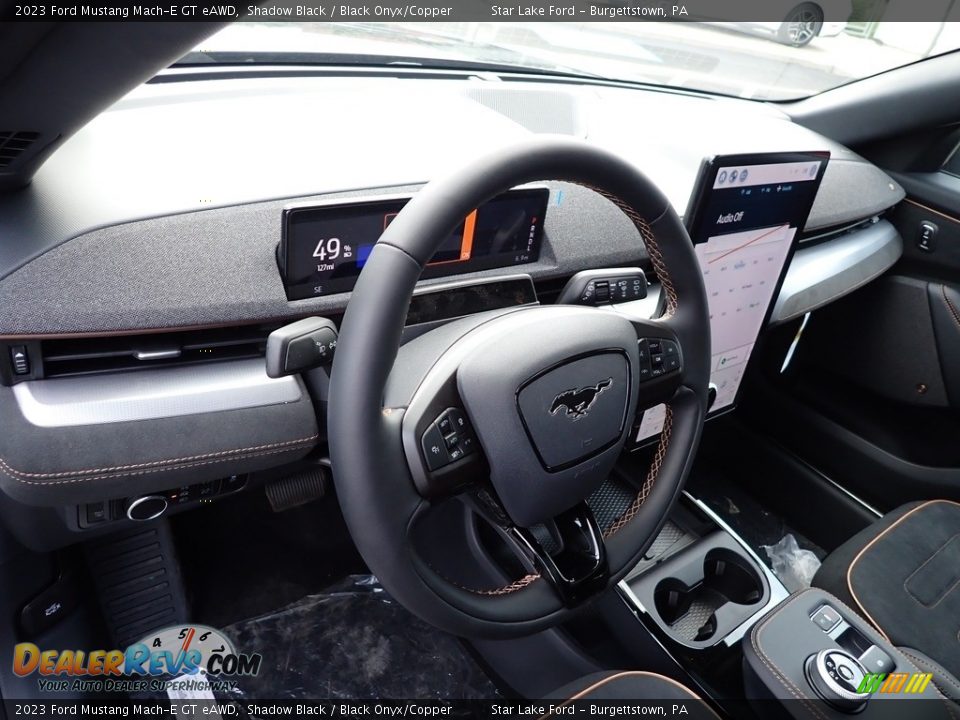 2023 Ford Mustang Mach-E GT eAWD Steering Wheel Photo #13