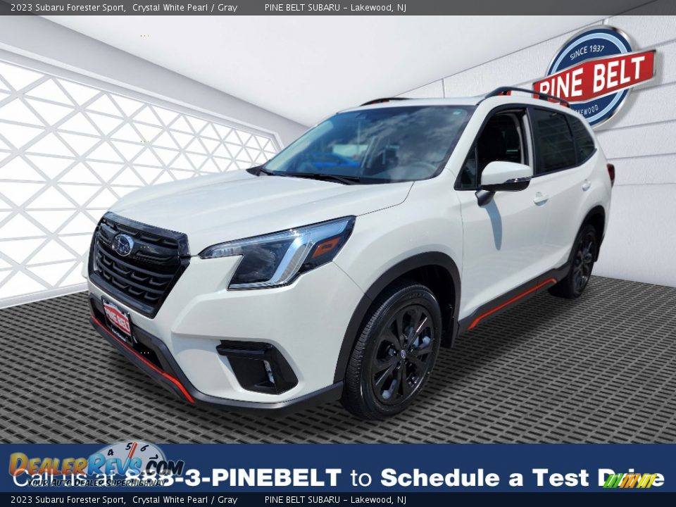 2023 Subaru Forester Sport Crystal White Pearl / Gray Photo #1