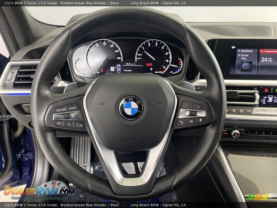 2020 BMW 3 Series 330i Sedan Steering Wheel Photo #17