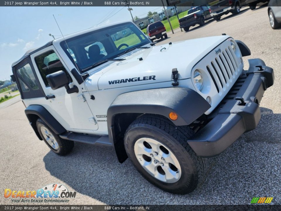 2017 Jeep Wrangler Sport 4x4 Bright White / Black Photo #20