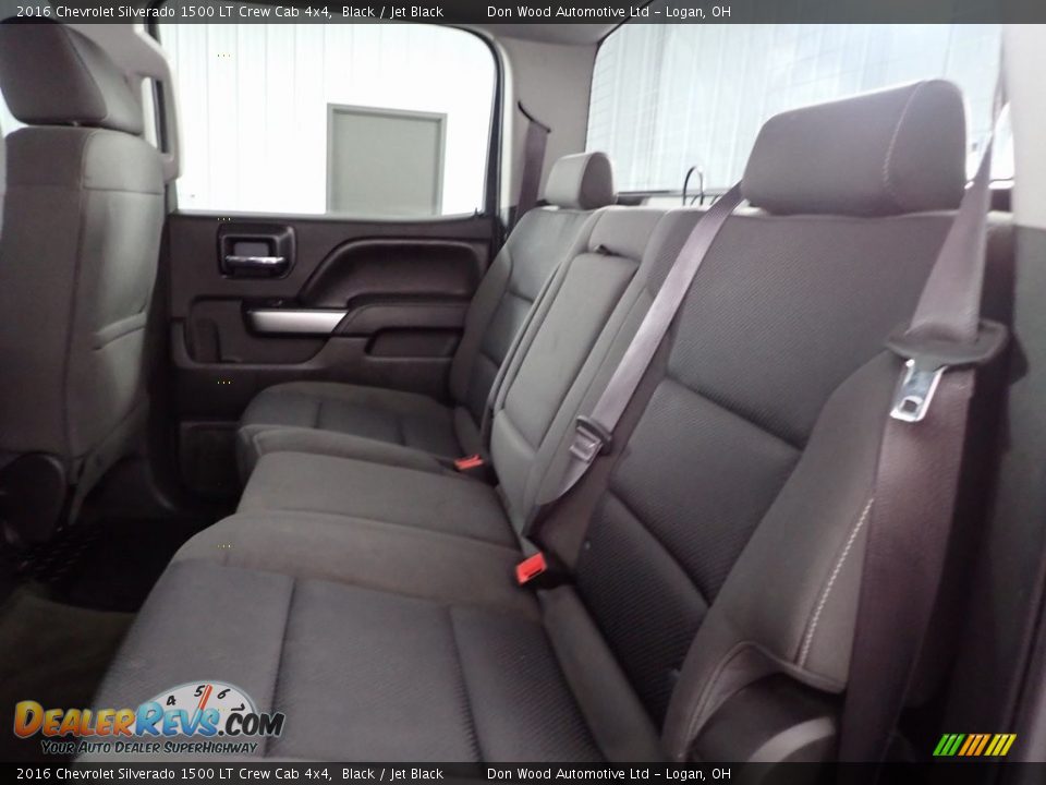 2016 Chevrolet Silverado 1500 LT Crew Cab 4x4 Black / Jet Black Photo #22