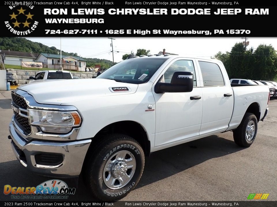 2023 Ram 2500 Tradesman Crew Cab 4x4 Bright White / Black Photo #1