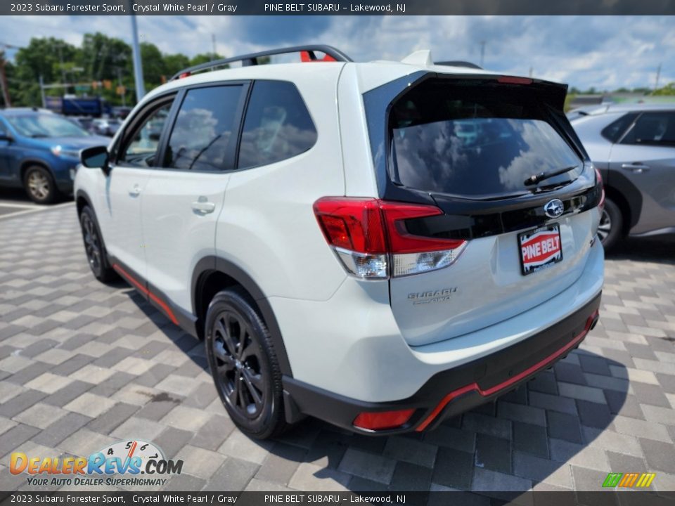 2023 Subaru Forester Sport Crystal White Pearl / Gray Photo #4