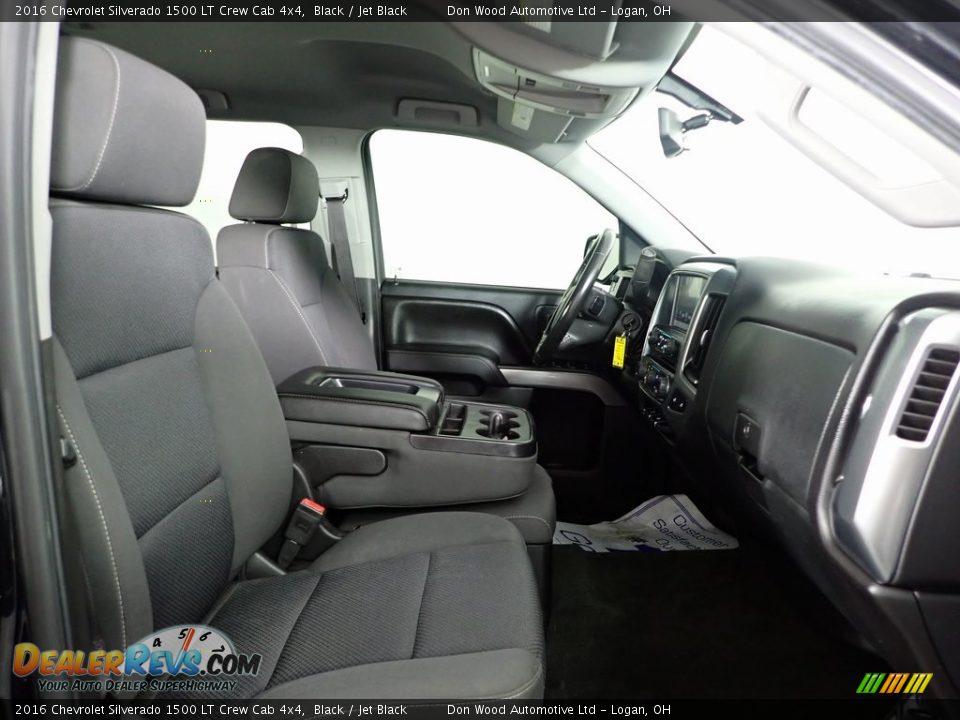 2016 Chevrolet Silverado 1500 LT Crew Cab 4x4 Black / Jet Black Photo #25