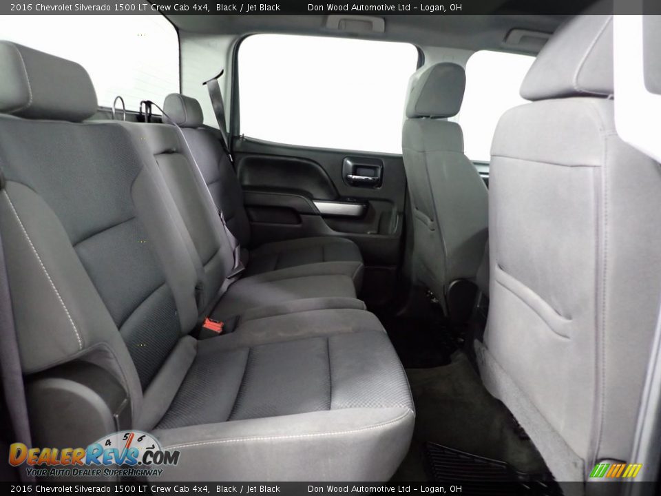2016 Chevrolet Silverado 1500 LT Crew Cab 4x4 Black / Jet Black Photo #27
